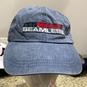 United States Seamless Blue Baseball Cap